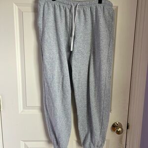 Garage Gray Sweatpants Elastic Waistband Relaxed Fit